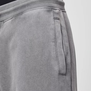 Custom Made Logo 100% Cotton Fleece Acid Wash Men Straight Mid <b>Joggers</b> High Quality Streetwear <b>Stacked</b> Men's Pants Washed - Product Image 6