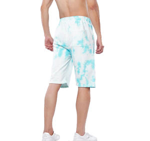 Pantalones Cortos Tie Dye para Hombre al por Mayor, 100% Algodón, Suaves y Ligeros, Casuales, Estilo Urbano, Corte Holgado, Ropa de Verano - Product Image 3