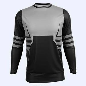 Jersey de Motocross de Diseño Personalizado de Alta Calidad, Servicio OEM, Secado Rápido, Talla Grande, Ajuste Holgado, para Hombre - Product Image 4