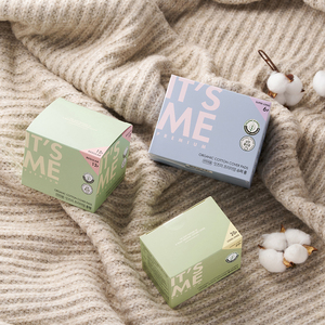 [Its Me] Toalla Sanitaria de Algodón Orgánico de Alta Absorción, Paquete Grande de 10 Unidades, para el Cuidado Diario de la Higiene Femenina - Product Image 3