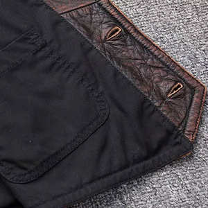 Chaleco de Motociclismo de Cuero Genuino Personalizado, a Prueba de Viento, Talla Grande, para Hombre, Chaleco Protector de Motociclista, Proveedor, Nueva Tendencia 2026 - Product Image 5