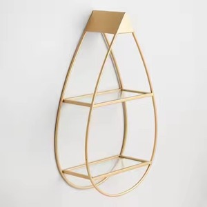 Nuevo Juego de Estantes Flotantes de Pared, Estante de Almacenamiento con Marco de Metal Rectangular de Madera para Decoración de Sala de Estar, Estante de Pared - Product Image 2