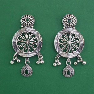Collection Éblouissante et Exclusive de Boucles d'Oreilles Classiques au Design Impeccable avec Placage Oxydé 811311 - Product Image 6