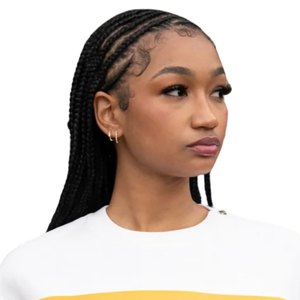 Ensemble court rayé Sigma Gamma Rho pour femmes, bleu, or, blanc, tenue deux pièces, t-shirt et short, style sororité grecque - Product Image 5