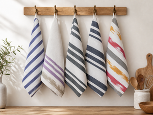 Multi Color striped <b>towel</b> <b>Kitchen</b> Tea <b>Towel</b> for Home <b>Kitchen</b> - Product Image 3