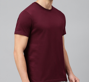 Camiseta Básica de Algodón Personalizada Premium para Hombre, Corte Regular, Ligera, Transpirable, Manga Corta, Informal, Lisa, para Ropa Urbana - Product Image 4