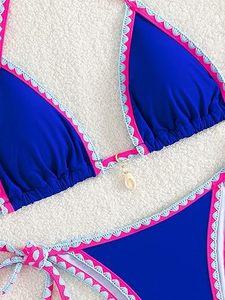 Bikini confortable en tissu nylon spandex, robe de plage - Product Image 6