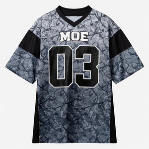 Camisetas de Fútbol Americano Personalizadas para Hombre, de Malla, Talla Grande, con Estampado Personalizado, Manga Corta, Estilo Urbano, Fabricante OEM de Marca Privada - Product Image 6