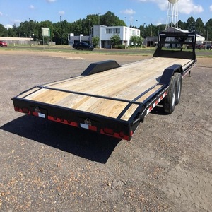 Remolque de Plataforma Plana de 40 Pies con Cubierta de Acero, Tamaño 7x14, Capacidad de Carga Útil de 14000 kg, Remolque Utilitario Industrial Usado - Product Image 4