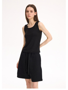 Débardeur décontracté uni pour femmes et jeunes filles, coupe ajustée, sans manches, style sport - Product Image 5