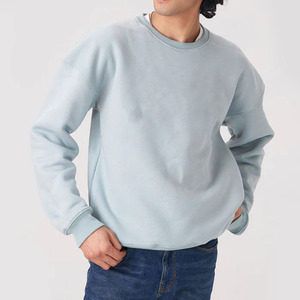 Sudadera con Capucha Personalizada de 400 Gsm, Gruesa, con Hombros Caídos, Cuello Redondo, Estampada, para Hombre, Invierno, 100% Algodón, Transpirable - Product Image 3