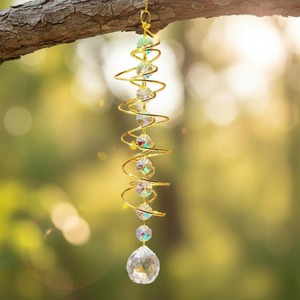 Colorful Crystal Suncatcher Elegant Hanging Decor <b>Rainbow</b> <b>Maker</b> Suitable For Window Home And Balcony Styling From India - Product Image 2