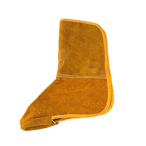 Protège-chaussures de soudage résistants au feu, protections de bottes en cuir croûte de vachette, robustes pour la lutte contre les incendies, la construction et les soudeurs - Product Image 3