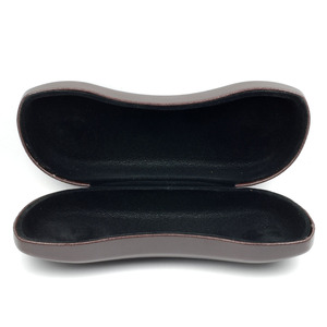 Custom Logo Personalized Design pu leather Metal <b>Glasses</b> <b>case</b> - Product Image 2