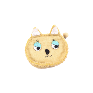 Porte-monnaie en feutre chat aux yeux bleus - Product Image 2