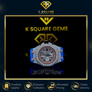 Exclusiva Gama de Relojes de Lujo de la Mejor Calidad, de Acero Inoxidable, Cuarzo, Automáticos, Resistentes al Agua, Unisex, Analógicos, con Diamantes Moissanite - Product Image 3