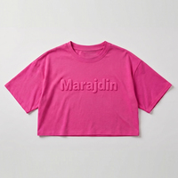 Camisetas de Cuello Redondo para Mujer, Ecológicas, de Verano, Premium, al por Mayor, Transpirables, con Estampado Personalizado OEM