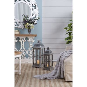Wooden <b>Hurricane</b> <b>Lantern</b> Holder Decorative Indoor Outdoor Candle Jar for Home Garden Wedding Multiple Sizes Available - Product Image 1