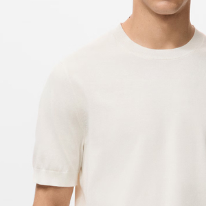 Tissu Jersey 100% Coton Léger, Écologique, Respirant, Couleur Unie, Service OEM, Conception de Vêtements Décontractés, Commandes en Gros, Coupe Tendance 2026 - Product Image 3