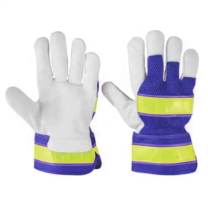 Guantes de Seguridad de Piel de Cabra de Primera Calidad, Transpirables, con Malla, Protección Industrial para Trabajadores - Product Image 4