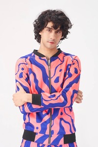 Ensemble de survêtement pour homme, design tendance, hiver, décontracté, respirant, écologique, uni, veste à fermeture éclair légère à manches longues, pantalon de survêtement - Product Image 4