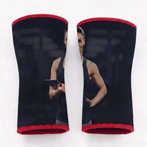 Anime Neoprene Knee Sleeve with Buckle Closure for Workout <b>Training</b> Powerlifting & Gym-Unisex 10mm/13mm Thickness - Product Image 1