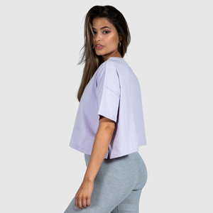 Camiseta de Algodón para Mujer, Estilo Urbano, Transpirable, Unisex, Corte Holgado, con Logotipo Personalizado, Diseño Personalizado para Ropa Casual de Verano - Product Image 4