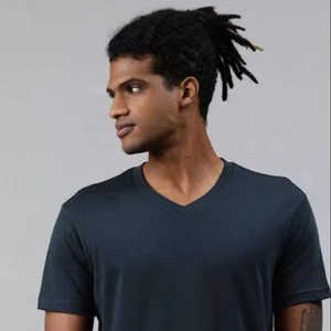 Camisa de Manga Corta para Hombre, Mezcla de Seda y Algodón, Antiarrugas, Ropa Casual al Mejor Precio - Product Image 3