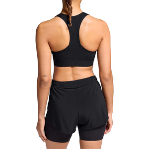 Women's <b>Black</b> Sporty <b>Skorts</b> High Waist Elastic Waist Anti-Pilling Quick Dry Knitted 100% Cotton Shorts with Logo - Product Image 3