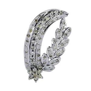 Collier en diamants naturels, cadeau du Nouvel An, certifié par le laboratoire, collection pour femmes, certifié IGI Ingemco, or blanc, style classique brillant - Product Image 4