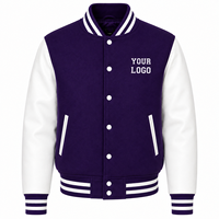 Veste bomber universitaire pour homme, broderie chenille, logo personnalisé, qualité OEM, fabricant