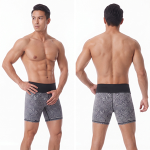 Custom Printed <b>Men</b> <b>Base</b> <b>Layer</b> <b>Shorts</b> Low Elastic Waist Gym Workout Slimming <b>Shorts</b> Yoga Fitness <b>Men</b> Compression <b>Shorts</b> - Product Image 4