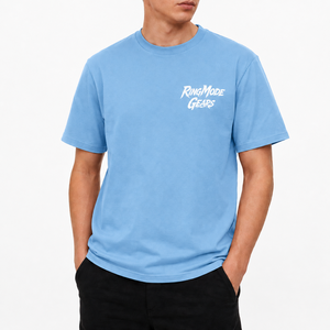 เสื้อยืดโอเวอร์ไซส์เนื้อหนักพิเศษ 100% ผ้าฝ้าย สตรีทแวร์ แบรนด์ส่วนตัว ทรงบ็อกซี่ พิมพ์ลายสกรีนด้านหน้า เนื้อผ้านุ่มพิเศษ - Product Image 1