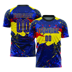 Conjunto de Uniforme de Fútbol Vintage de Alta Calidad para Adultos, Personalizado, de Manga Corta, Transpirable, de Secado Rápido - Product Image 5