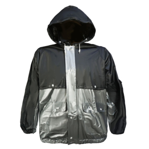 New Arrival Custom Logo Reflective Motorcycle Rider Hooded Hi Vis Safety Waterproof 10,000mm Raincoat - Product Image 3