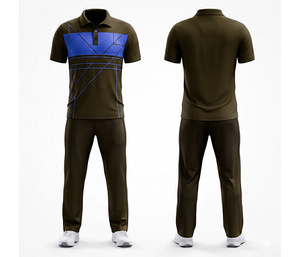 Uniforme de cricket sur mesure avec nom et numéro du joueur |   Vêtements de cricket pour hommes, femmes et jeunes, polo et pantalon, équipe complète - Product Image 6