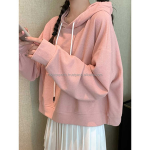 Vente en gros de sweats à capuche pour femmes brodés pour l'hiver, broderie personnalisée, 100% coton molletonné, vêtements de sport, ensembles de jogging - Product Image 6