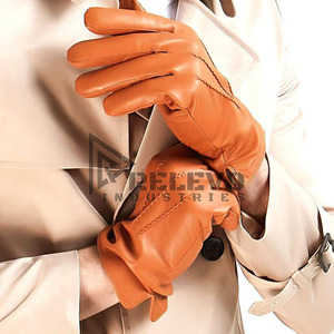 Gants unisexes en cuir PU - Thermiques, compatibles écrans tactiles, séchage rapide, respirants, matériaux personnalisables (cuir/textile/maille) pour moto - Product Image 3