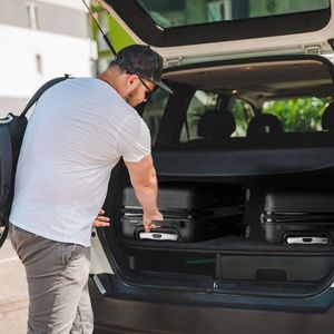 TSA lucchetto 3 pezzi ABS + PC Set valigia Hardside 4 ruote Spinner leggero 20 \ "24 \" 28 \ "Trolley da viaggio per affari - Product Image 5
