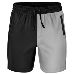 Pantalones Cortos Deportivos para Hombre con Bloques de Color, Cintura Elástica, Secado Rápido, Tejido de Poliéster, Ajuste Atlético, Tiro Medio con Bolsillos - Product Image 6