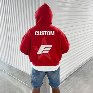 เสื้อฮู้ดดี้ผู้ชายคุณภาพดีเยี่ยม ซิปเต็มตัว สีซีดแบบซันเฟด ระบายอากาศได้ดี พร้อมลายพิมพ์  เสื้อกันหนาวแบบสวมหัวสำหรับผู้ชาย - Product Image 6