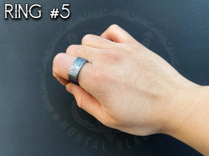 Hot Selling Hand Crafted Damascus Steel Ring Latest Design Wedding Rings Party Damascus Rings - Product Image 6