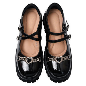 Mocasines de Plataforma de PU para Mujer Ann's con Cordones, Hebilla de Corazón, Suela Gruesa y Tacón Acolchado, Zapatos de Moda - Product Image 6