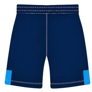 Ensemble short et maillot de rugby bleu ciel marine à manches courtes, col en V, motif géométrique, uniforme d'équipe personnalisé, respirant, pour l'entraînement et le sport - Product Image 6