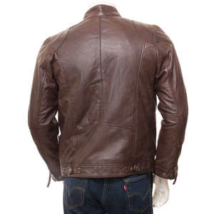 Chaqueta de Cuero Vacuno Personalizada OEM al Mejor Precio para Hombre, Estilo Urbano, Ropa de Invierno para Actividades al Aire Libre - Product Image 2