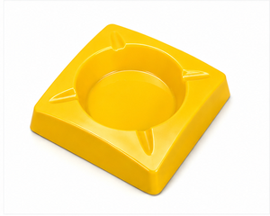 Cendrier en plastique durable, écologique, moderne, facile à nettoyer, couleur et logo personnalisables, cendrier carré pour cigarettes, maison, hôtel, restaurant - Product Image 3