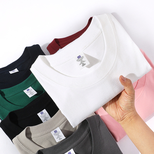 เสื้อยืดผู้ชายผ้าฝ้ายออร์แกนิค 100% แบบถัก สไตล์วินเทจ  ทรงปกติ  รับผลิตตามสั่งพร้อมปักโลโก้แบรนด์ของคุณ - Product Image 6