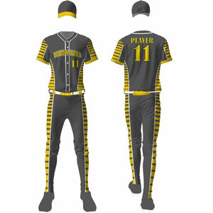 Tenue de baseball professionnelle, ensemble maillot et pantalon, respirant, léger, anti-humidité - Product Image 2