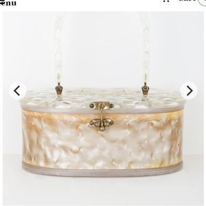 Pochette de soirée élégante en résine haut de gamme faite à la main pour femmes, vaisselle et décorations pour occasions spéciales - Product Image 3