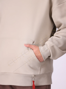 2025 sudaderas con capucha y sudaderas holgadas con estampado de algodón 100% personalizado para hombre chaquetas al por mayor de temporada de otoño bordadas - Product Image 2